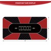nuveti Poker Mat - 94 x47inch Non-Slip Poker Table Game