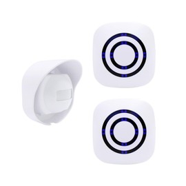 Motion Sensor Alarm/Doorbell/Alert,Wireless Home Security Driveway Doorbell,Visitor Door Chime,Reminder from the elderly,Garage Driveway Alarm(2 Receiver and 1 Sensors)