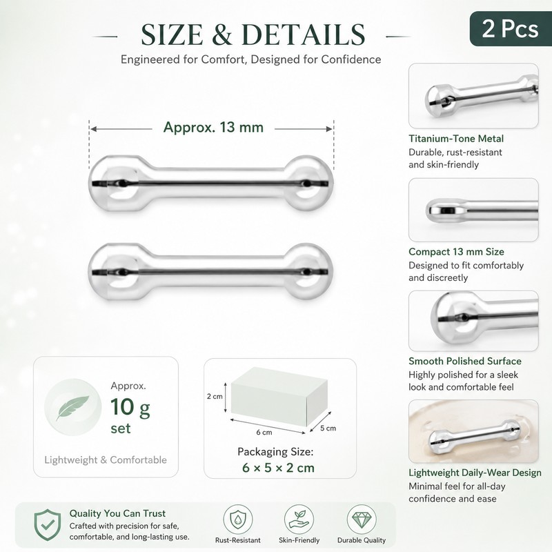 Toenail Care Brace Stickers for Daily Wear – 2PCS Flexible