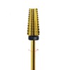 Nail Machine Bit Gold Combination Bit Attachment 5 in 1
