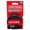 CRAFTSMAN Measuring Tape 26FT/8M with Easy Grip Ergonomic Design (CMHT37447S)