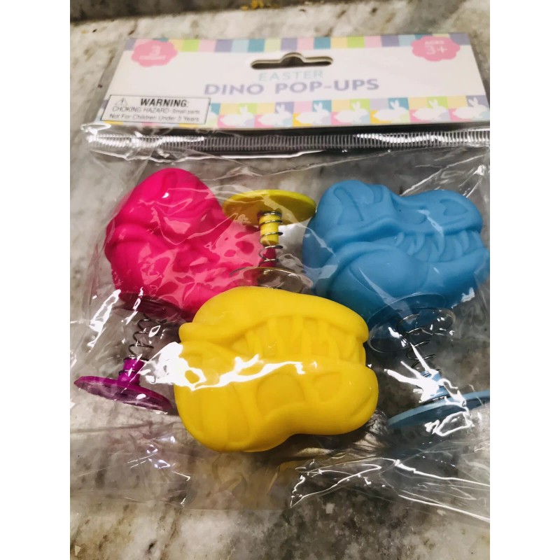 Unbranded 3 Ct 3+ Easter Dino Pop-ups