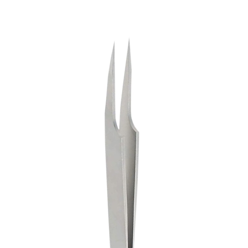 Rubis Stainless Steel Eyelash Tweezers with Pointed Tips for Attaching