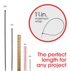 Power Gear 8-Inch Zip Ties, 100 Pack, Durable Nylon, Self-Locking,