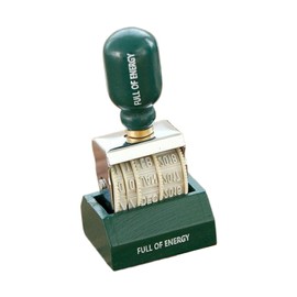 Adjustable Date Stamp Date Stamper for Card Making Digits Roller Stamp Year Month Date Rubber Stamp for DIY Craft Card, A