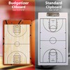 Basketball Clipboard Dry Erase for Coach– Double Sided Lineup Basketball