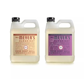 MRS. MEYER'S CLEAN DAY 66 Fl Oz Cruelty Free Liquid Hand Soap with Essential Oils Aloe Vera Olive Oil