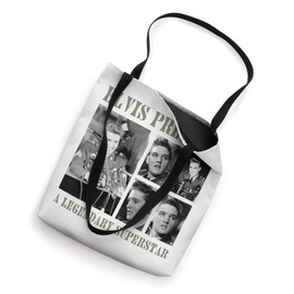 Great Moment Store Elvis Presley Tote Bag, White, 16 inches