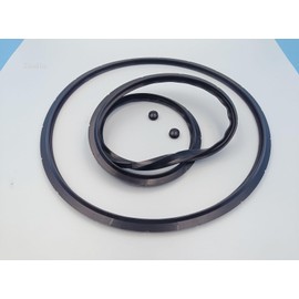 09985 Pressure Canner Sealing Ring Gasket for presto 01745 01751 01755 01781 01782 01784 Pressure Cooker 16 18 23 Quart Including Overpressure Plug (2 Packs)