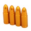 TOMALL Gold Valve Stem Caps Bullet Style for Bike Motorcycle