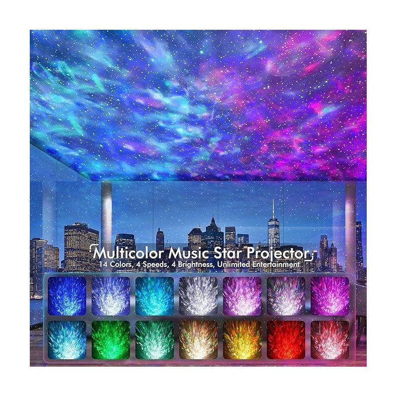 Galaxy Lights Projector 2.0 with Largest Coverage Area, Star Projector,