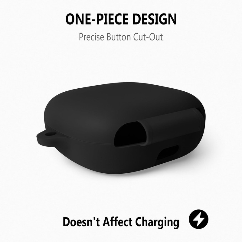 Geiomoo Silicone Case for SHOKZ OpenFit 2, Soft Flexible Scratch
