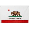 Flags Imp Emb California Single Sided Flag 3x5ft Embroidered, Multi