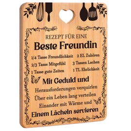 Best Friend Gifts, Gifts for Girlfriend, Bamboo Chopping Board, Birthday Gifts for Best Friend, Gifts for Girlfriend on Her Birthday, Christmas, Wedding, Thanksgiving