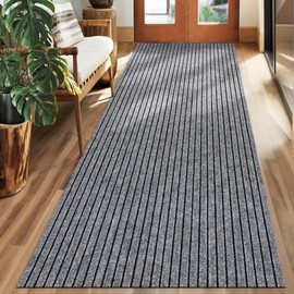 koloko 2ft x 8ft Runner Rug Non-Slip Outdoor Indoor Carpet Runner Custom Size Floor Runners Area Rugs Mat with Rubber Backing for Hallway Entryway Balcony Patio Kitchen Garage Stair Laundry