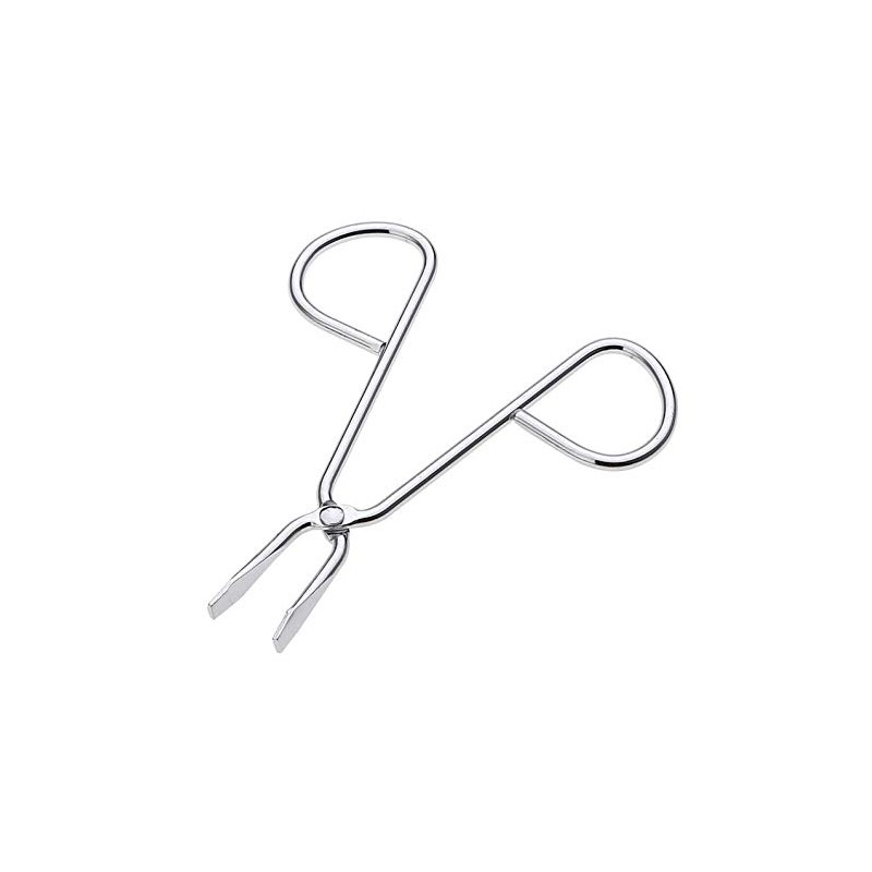 LASSUM 2 PCS Eyebrow Tweezers,Stainless Steel Scissors Shaped Eyebrow Straight