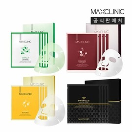 Maxclinic (현대Hmall)맥스클리닉프로폴리스/콜라겐/비타/센텔라 마스크팩 4박스 (4종 중 택1) (Hyundai Hmall) Max Clinic Propolis/Collagen/Vita/Centella Mask Pack 4 Boxes (Choose 1 from 4 Types)