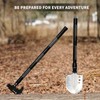 Camping Foldable Digging Shovel,MultiTool Steel Tactical Kit, Military Survival Shovel,