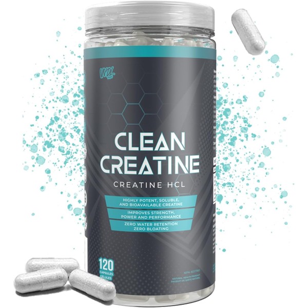 Clean Creatine HCl Powder - Pure Creatine Hydrochloride for Men