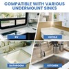 DALQUIS 8 Pcs Undermount Sink Clips, Sink Brackets for Kitchen,