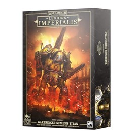 Games Workshop - Warhammer - Legions Imperialis - Warbringer Nemesis Titan with Quake Cannon, Volcanon and Laser Blaster [Epic Scale]
