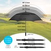 Gonex 68 Inch Extra Large Golf Umbrella, Automatic Open Travel