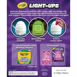 Crayola Egg Light Ups, Light Up Toys for Kids, Easter Toy, Gifts for Kids Ages 4, 5, 6, 7