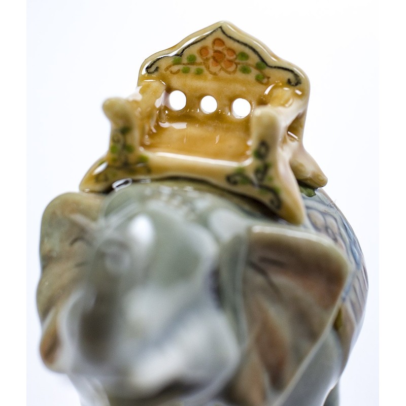 Celadon Porcelain Elephant Finial
