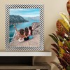 Lawrence Frames Metal Frame, Diamond Pattern, Silver, 8x10