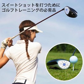 Aninako Golf Shot Markers Total, 120 Pieces, Golf Practice Supplies, Shot Sensor, Golf Practice Supplies, Records Ball Marks, Label Stickers, Golf Hitting Tape Stickers, For Drivers, Irons, 60 Sheets