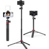 ULANZI MT-44 - Trípode Extensible para Teléfono, 59 Pulgadas, 360°