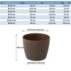 Tymar Flower Pot, Pack Of 2, Round Shape, Planter (2