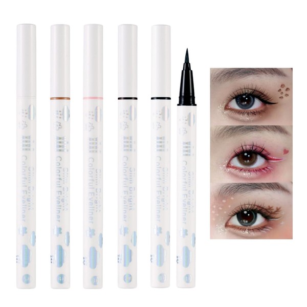 Extra Fine Eyeliner, Smudge Resistant, Water and Sweat Resistant, Color