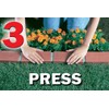 Let's Edge It! Decorative Plastic Brick Edging with 4 Built-In