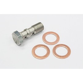 Autobahn88 Stainless Steel Brake Double Banjo Bolt AN3 3/8" - 24UNF L=40mm