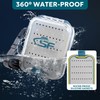 SF Fly Fishing Box Pocket Waterproof Plastic Double Side with