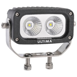Ultima UT-72364-2 LED Work Lamp, General Lighting and On the Go Portable Work Light, Flood Beam, 1800 Lumens, Black, Rectangular