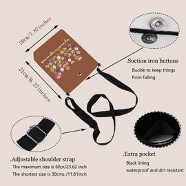 Long Live All The Magic We Made Crossbody Bag Singer's Eras Piano Flower Gift For Fans Singer Motivation Inspirational Gifts (Flower Magic CB CA)