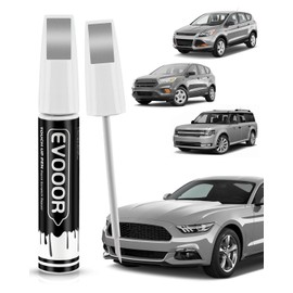 EVOOOR UX Ingot Silver Metallic Touch Up Paint for Ford – Exact Match 2 in 1 Paint Pen for Chips and Nicks Repair