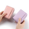 Yocipa Genuine Leather Coin Case, 6 Compartments, Women's, Mini Wallet,