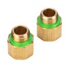 2PCS High Pressure Sprayer Reducer Adapter, G3/8 Internal Thread to