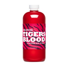 Koldkiss Shaved Ice Syrup, Pint (Tigers Blood)