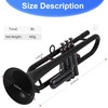 PAMPET Professional Plastic Bb Trumpet Standard Trumpet Set for Student