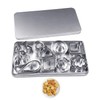 SLEEKEE 30 Piece Stainless Steel Non-Stick Alphabet Cookie Cutter Set