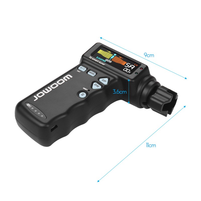 JOWOOM T2 Multi-functional Smart Guitar Tuner Peg String Winder for