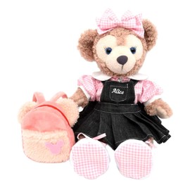 Alice Teddy Bear Mail Order Sherri May Dress Up Costume, Mofumofu Backpack with Denim Overalls Skirt, No Main Unit, For S