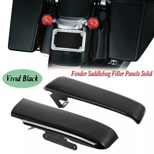 Unbranded Fender Saddlebag Filler Panels Solid Strips For Harley Electra
