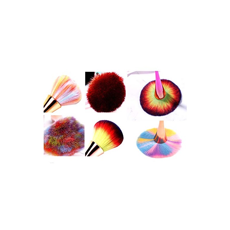 Brocha mineral grande en polvo, brocha de maquillaje para base,