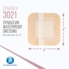 Dynarex Dynalevin Waterproof Adhesive Bordered Foam, 10 Count/4 x 4