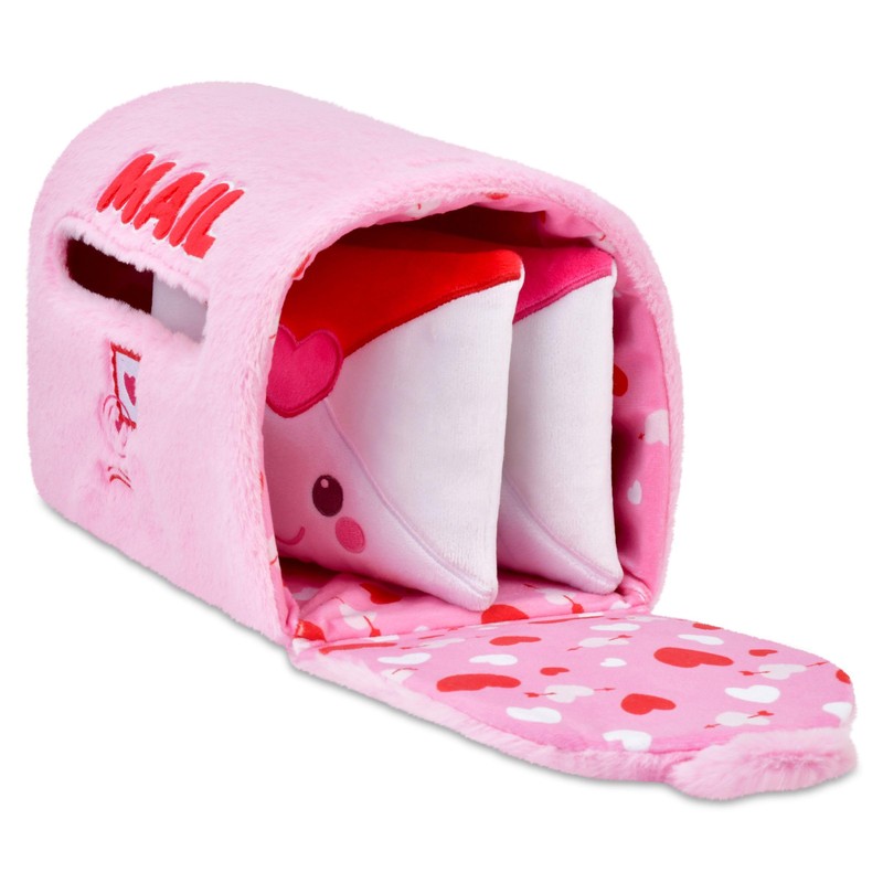 iscream Kawaii Love Notes Fleece Play Pillow Set with Embroidered